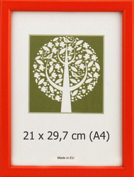 Karako Okvir za fotografiju 21x29,7 cm, plastika, zidni, 10-A narančasta A4