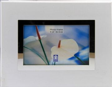 Karako Okvir za fotografiju 10x15 cm, od drva, stolni, zidni. 779 bijela