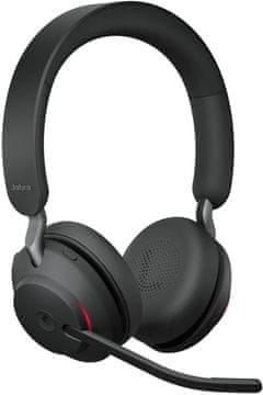 Jabra bežične slušalice Evolve2 65, USB-A Black MS Teams Stereo