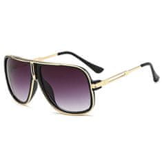 NEOGO Calvin 4 sunčane naočale, Glossy Black Gold / Gray