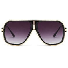 NEOGO Calvin 4 sunčane naočale, Glossy Black Gold / Gray