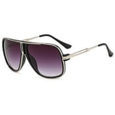 NEOGO Calvin 8 sunčane naočale, Glossy Black / Silver