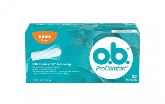 o.b. Pro Comfort tamponi, Super, 32 komada