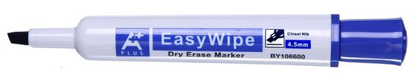 Aplus EasyWhipe C marker za bijelu ploču, skraćeni vrh, plavi