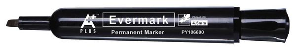 Aplus Evermark permanentni marker, skraćeni vrh, crna