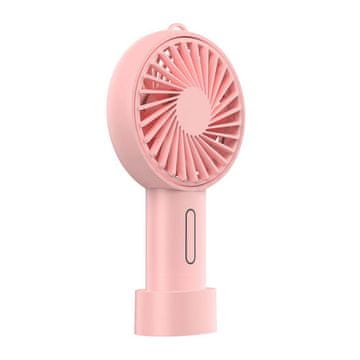 Orico WT-H1 mini stolni ručni ventilator, USB, rozi