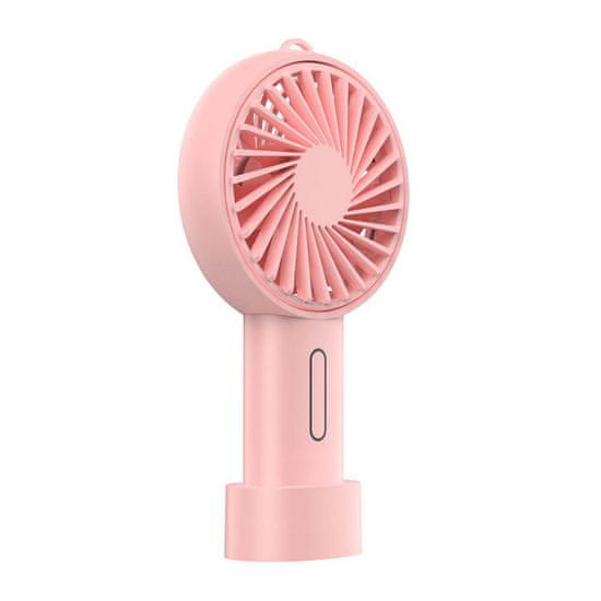 Orico WT-H1 mini stolni ručni ventilator, USB, rozi