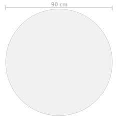 Vidaxl Zaštitna podloga za stol prozirna Ø 90 cm 2 mm PVC