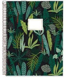 MiquelRuis bilježnica, A4, s linijama, 120 listova, 70 g, Jungle