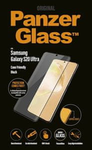 Zaštitno staklo PanzerGlass za Samsung Galaxy S20 Ultra, s crnim rubom