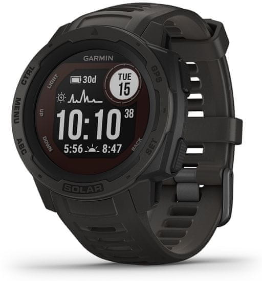 Garmin Instinct Solar sportski sat, Graphite