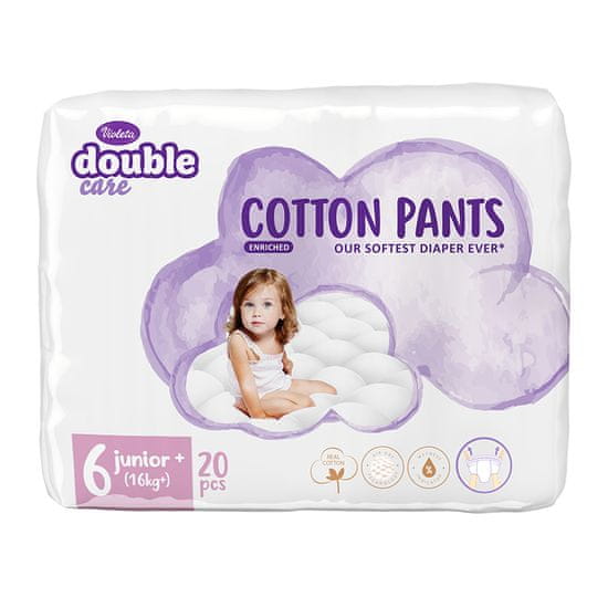 Violeta Cotton Junior Plus pelene, gaćice, veličina 6, 20/1