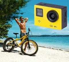 Trevi GO 2500-4K aktivni sportski fotoaparat, 4K-UHD,WiFi, Sony senzor, žuta