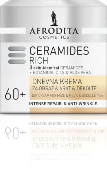 Kozmetika Afrodita Ceramides Rich dnevna krema, 50 ml
