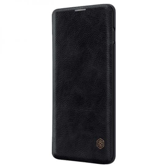 Nillkin Qin maska za Huawei P40 Lite, preklopna, kožna, crna