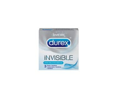Durex Invisible kondomi, Extra Sensitive, 3/1