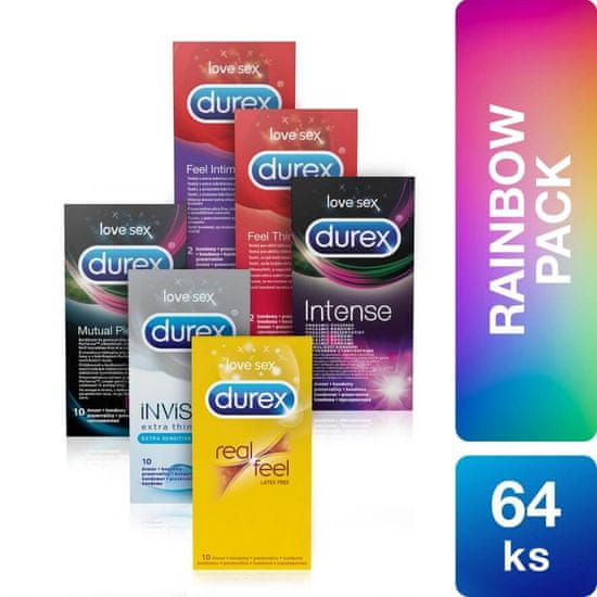 Durex kondomi, Rainbow Pack, 64/1
