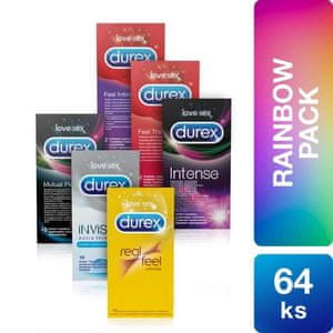 Durex kondomi, Rainbow Pack, 64/1
