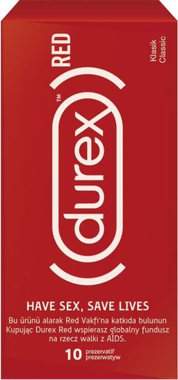 Durex RED kondomi, 10/1