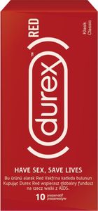 Durex RED kondomi, 10/1