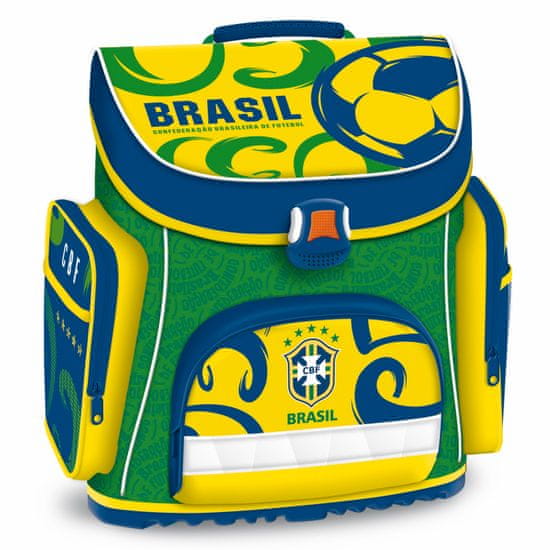 Brazil školska torba, ABC, zelena/žuta