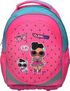 L.O.L. školska torba, ergonomska, roza