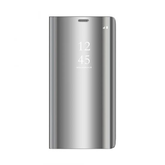 Onasi Clear View maskica Premium Soft za Samsung Galaxy A21s A705, preklopna, siva