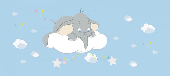 AG Design fototapeta Dumbo na oblaku, 202 x 90 cm