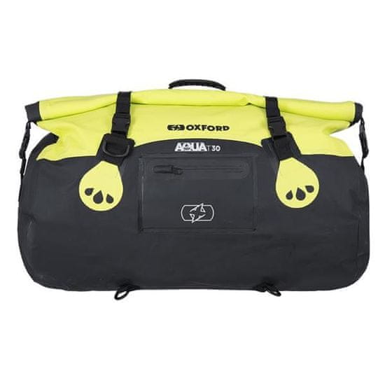 Oxford Aqua T-30 Roll Bag torba, crna/fluorescentna