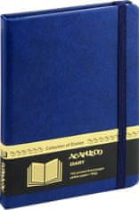 nb grafo Notes - bilježnica A5 crte tvrde korice, 96 listova, s gumicom, 0346.07, Acapulco plava