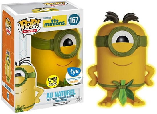 Funko POP! Minions figurica, Au Naturel, svetleča #167