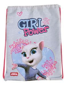  Talking Angela vrećica za papuče, dimenzije 44 x 34 x 1 cm, Girl Power 