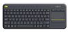 Logitech K400 Plus bežična tipkovnica, crna