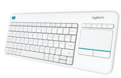 Logitech K400 Plus bežična tipkovnica, bijela