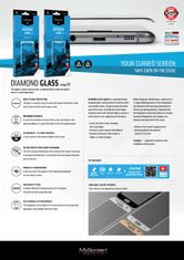 My Screen Protector Diamond Glass Edge 3D staklo za Samsung Galaxy P40, kaljeno, crna