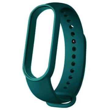 BStrap Silicone remen za Xiaomi Mi Band 5/6/7, dark green