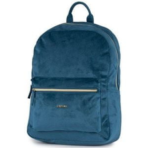  SuperTrash školski ruksak, 40 x 28 x 14 cm, baršunasto plavi 