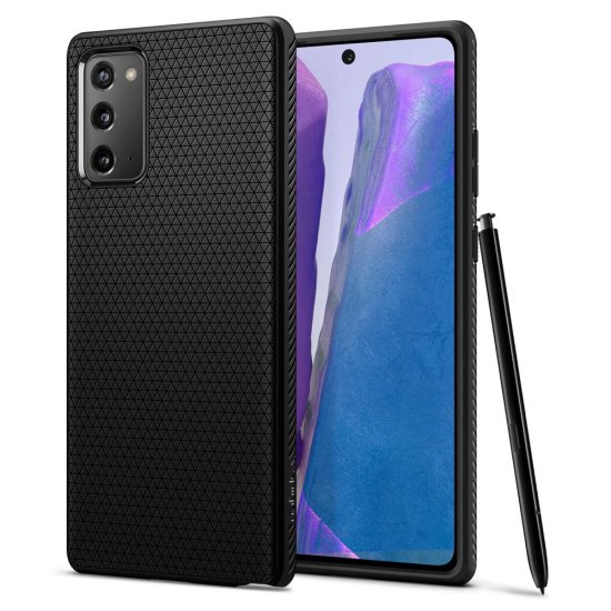 Spigen Liquid Air futrola za Samsung Galaxy Note 20, u crnoj boji