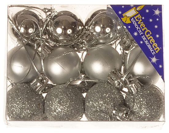 EverGreen ukrasne kuglice, 24 komada, pr. 3 cm2