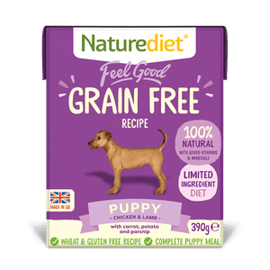 NatureDiet Feel Good Grain Free hrana za štenad, 390 g