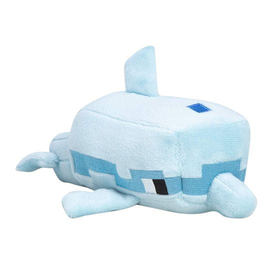 J!nx Minecraft Happy Explorer Dolphin plišana igračka, 20 cm