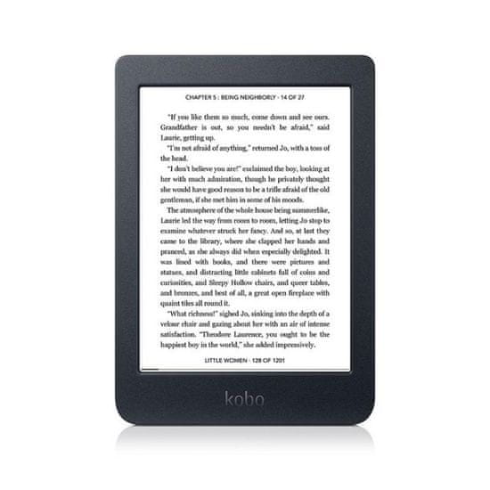 Kobo Nia e-čitač, 8GB, Wi-Fi, crna