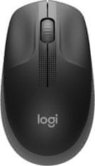 Logitech M190 bežični optički miš, crne boje