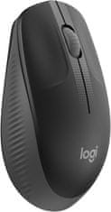 Logitech M190 bežični optički miš, crne boje