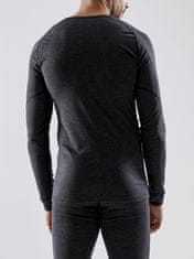 Craft Core Wool Merino Black Melang muški set, XXL