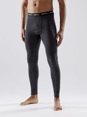 Craft Core Wool Merino Black Melang muški set, XXL