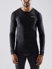 Craft Core Wool Merino Black Melang muški set, XXL