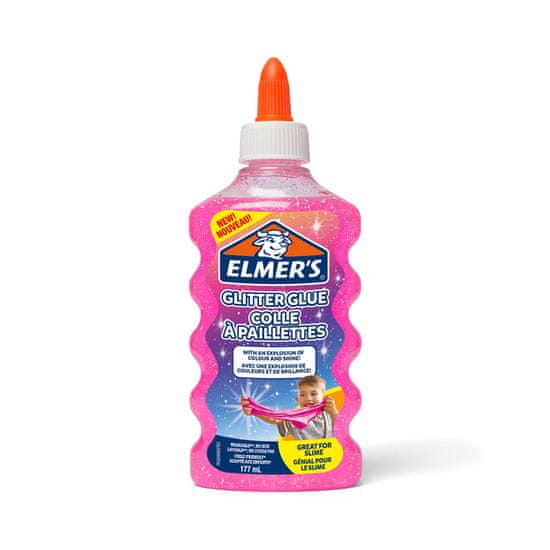 Elmer's ljepilo, 177 ml, ružičasto, sa šljokicama
