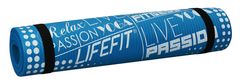 LIFEFIT Mat Exclusive prostirka za vježbanje, 100 × 58 × 1 cm, plava