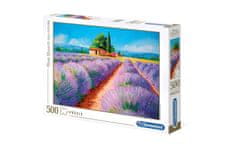 Clementoni puzzle 500 HQC, Lavender scent (35073)